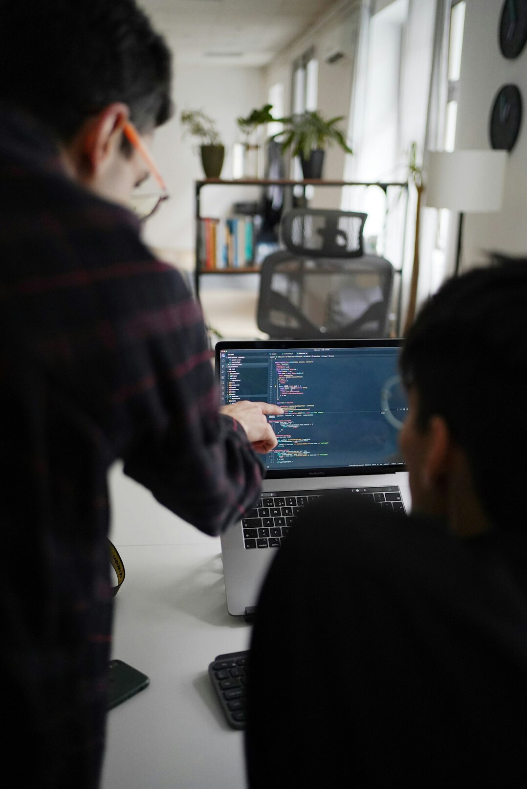 team of programmers collaborating