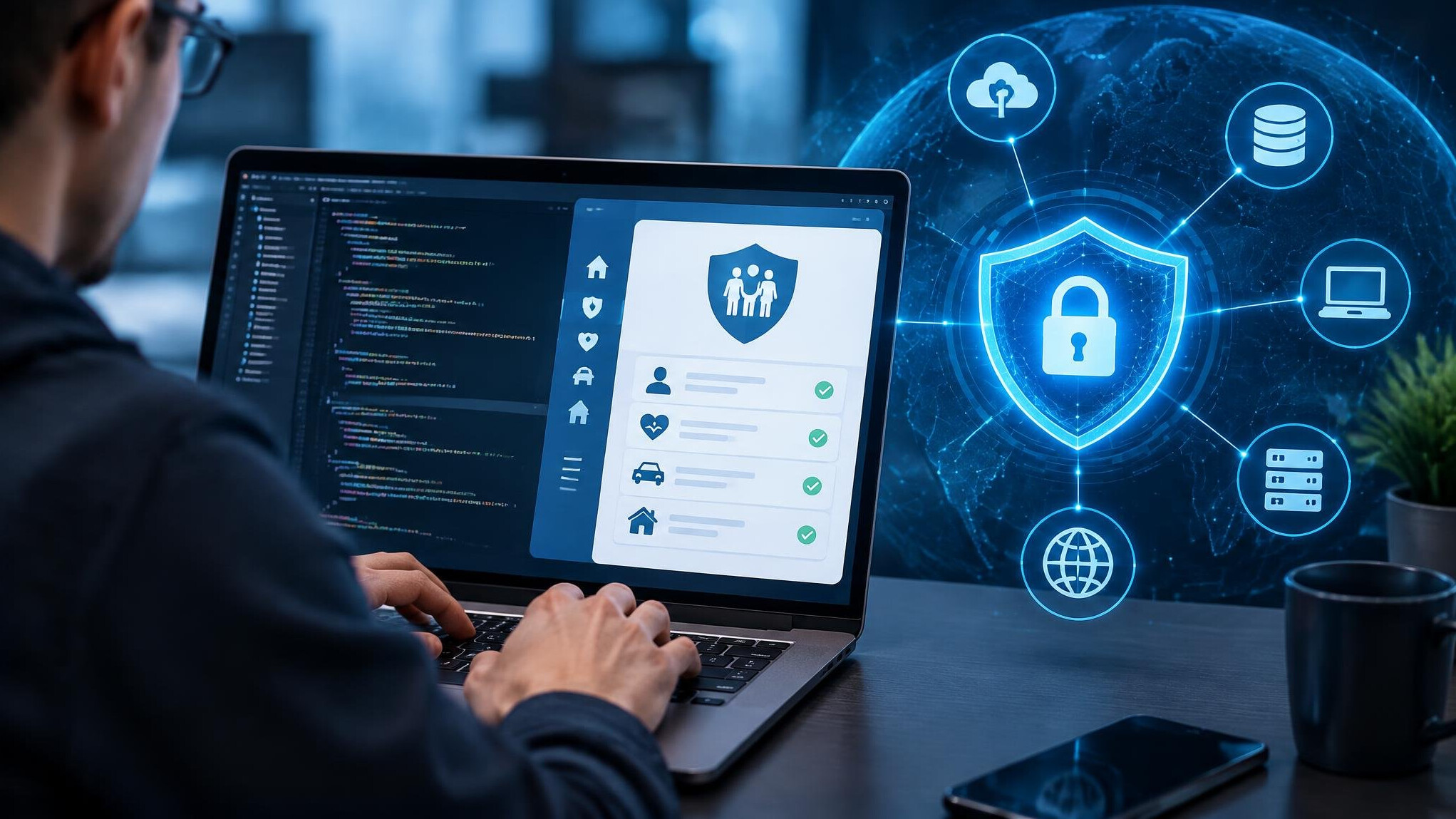 insurance software interface